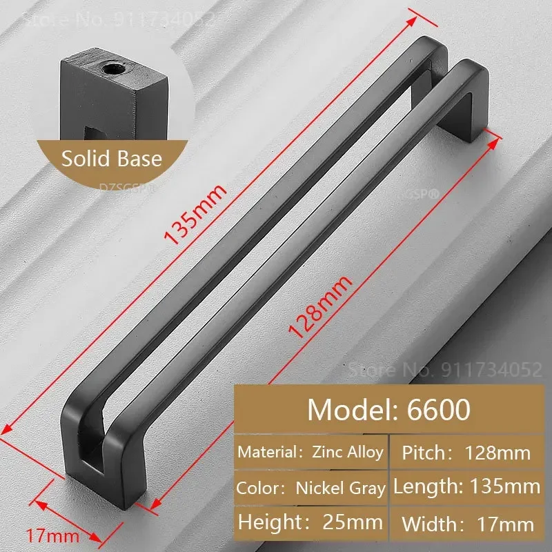 

Ручки для шкафов, цинковый сплав, черные, серые, никелевые