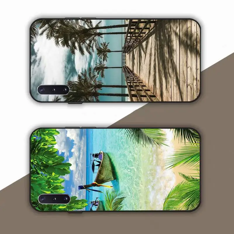 

Sea Beach Phone Case for Samsung Note 5 7 8 9 10 20 pro plus lite ultra A21 12 72