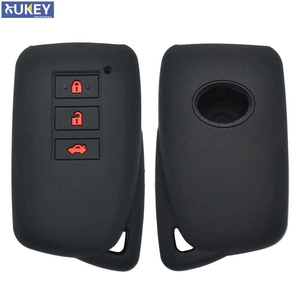 

3-кнопочный силиконовый чехол для дистанционного ключа для Lexus IS ES GS NX GX RX LX RC 200 250 300 350 2014 2015 2016 Держатель кожи для брелока