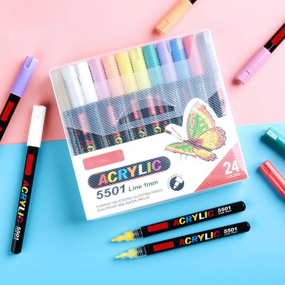 

Smudges Resistant Scratch-resistant Leak-proof Marker Painting Pens for Student