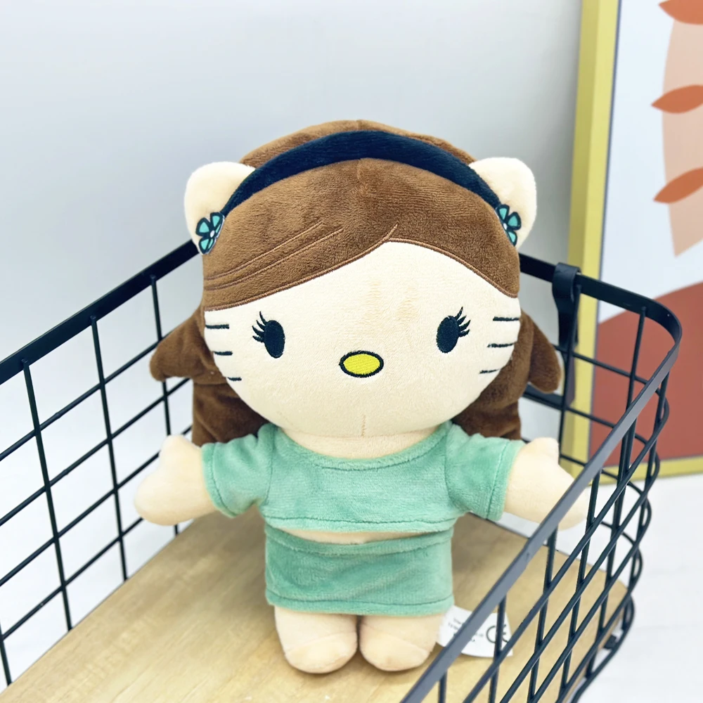 Очаровательная плюшевая игрушка кошка-24 см мягкая и очаровательная Кошка с