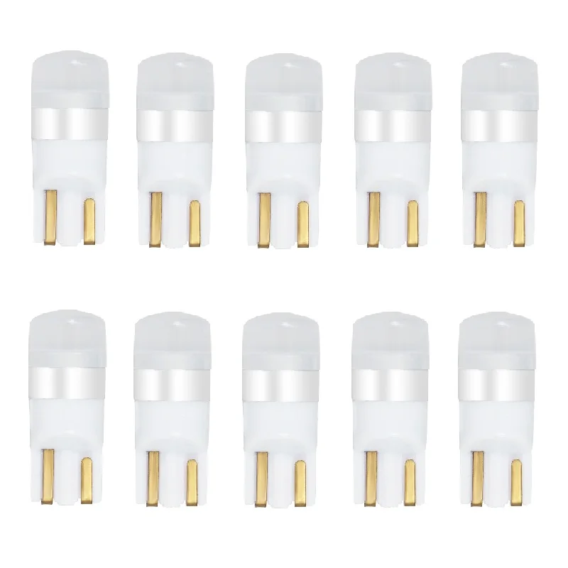 

10 шт. t10 w5w 194 168 led 3030 smd 350lm t10 w5w купольная номерная табличка для чтения, осветительные лампы, боковой свет, парковочные огни, Белый