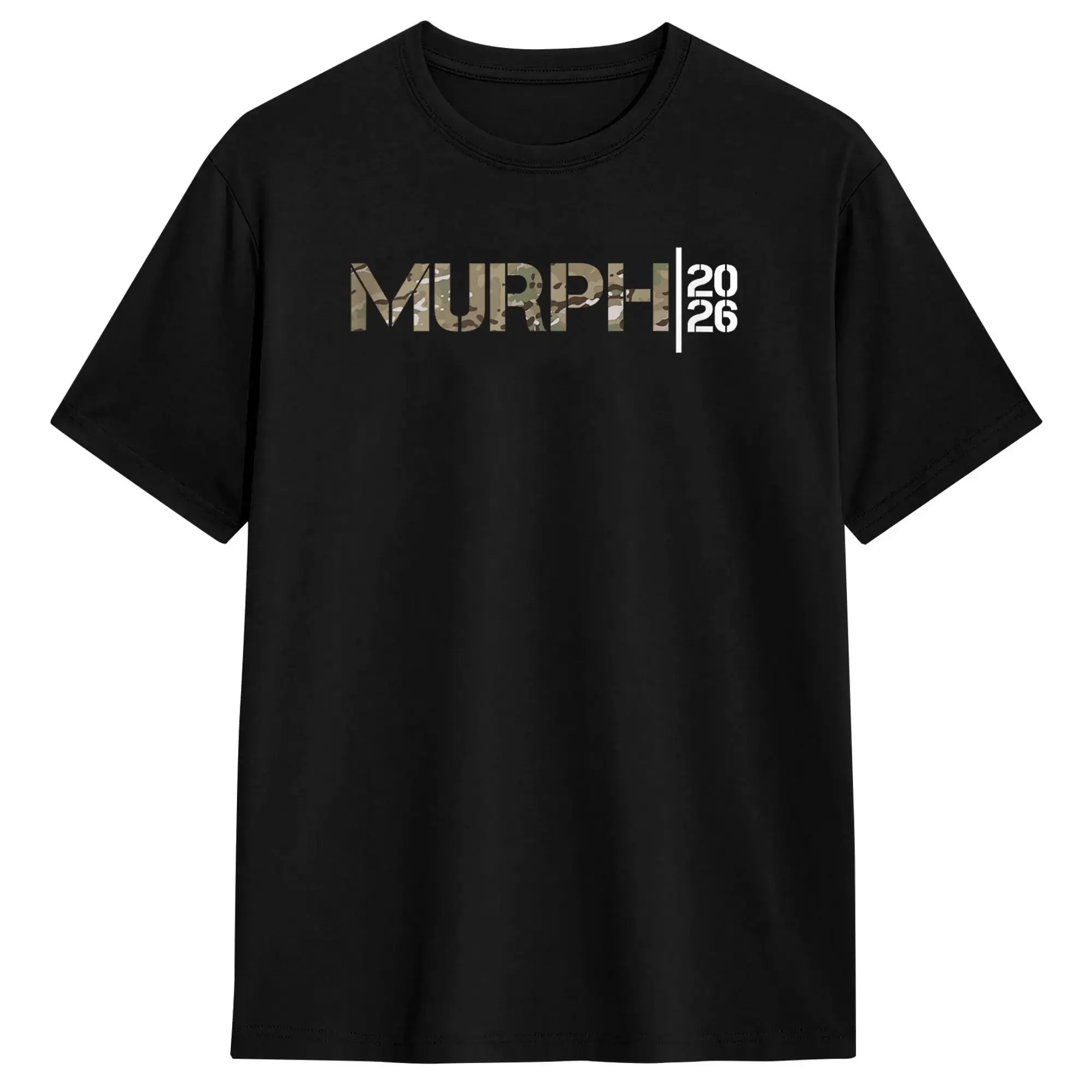 Фото Винтажная футболка Summer Murph 2026 с камуфляжным принтом, 100% хлопок, для мужчин, в стиле Y2K, повседневная, недорогая, с коротким рукавом №2