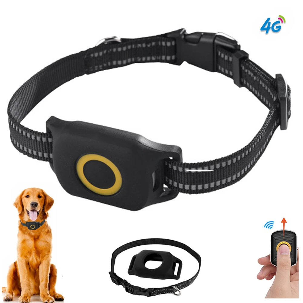 Waterproof 4G Pet GPS Tracker Dog GPS Tracking Collar Mini Cat Anti-Lost Alarm Locator Support Geo-Fence SOS Smart Kids Locator