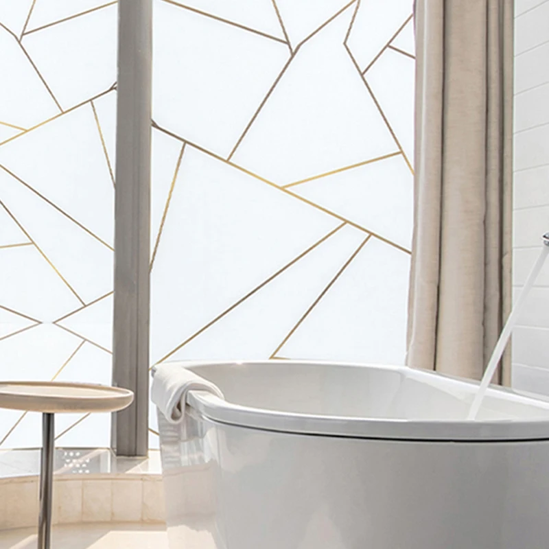 

2/3/5 Meter Decorative Window Film Frosted Privacy Static Cling Self Adhesive Film Stained Vinyl For Glass Matte Window Stickers