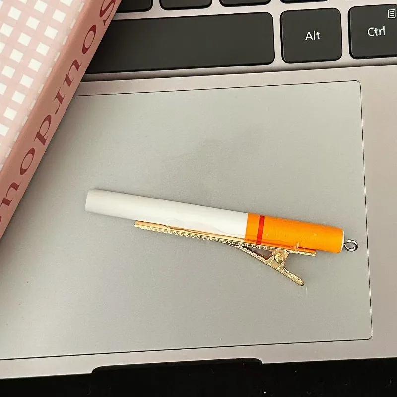 

1 шт., креативные забавные эмуляционные заколки для сигарет на Хэллоуин, Рождество, день рождения, девичник, женские заколки для волос, головные уборы для девочек