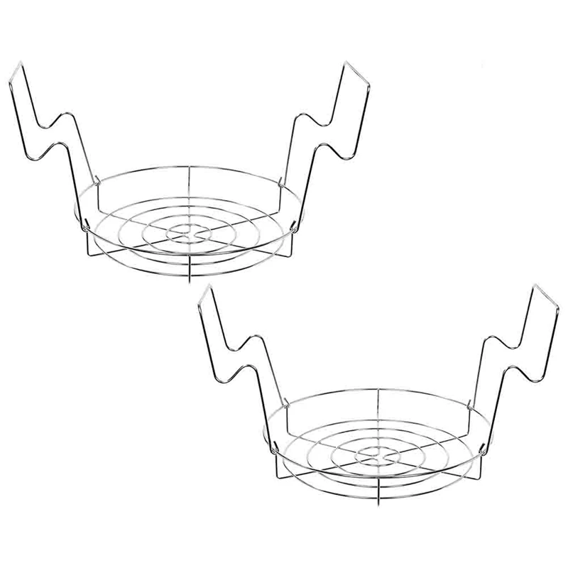 

12Inch Stainless Steel Canning Rack, Holds 8 Pint Or 7 Quart Jars, No Rust, Extra Stability-2 PACKS