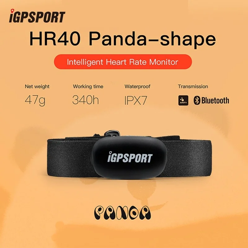 iGPSPORT HR40 Smart Heart Rate Belt Riding and Running Heart Rate Monitor Bluetooth ANT+ Support APP  heart rate monitor