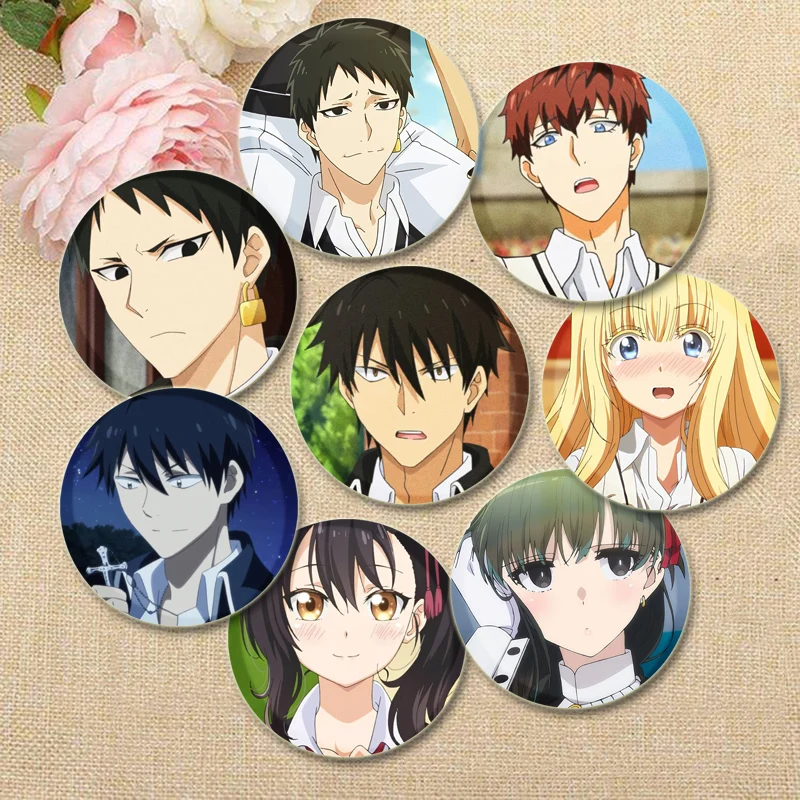Round Handmade Enamel Pins Kishuku Gakkou No Juliet Anime Brooches Cartoon Badge Backpack Hat Jewelry Accessories Gifts