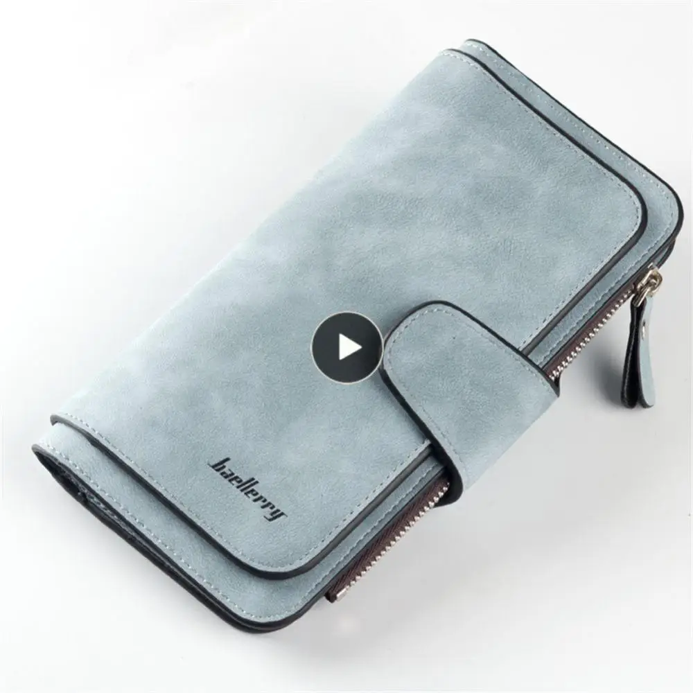 

1~8PCS New Women's Wallet Long Three-fold Multi-card Position Clutch Female Multi-function Coin Purse Card Holder