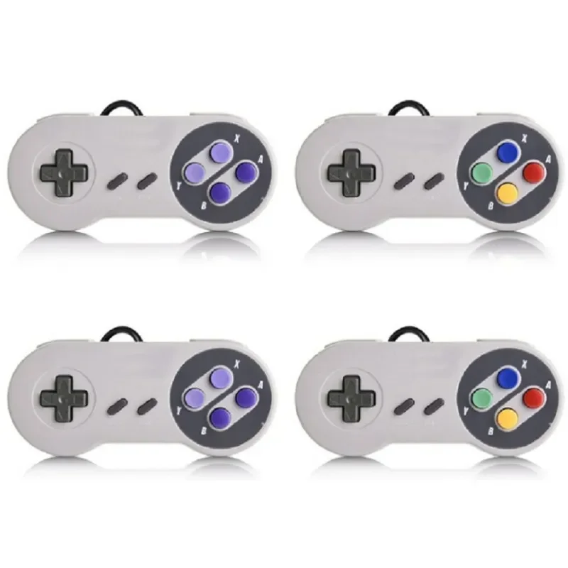 

2 sztuk USB 2.0 PC Gamepad przewodowy sterownik do gier Joystick kontroler do gry Joypad SNES Pad do grania dla Windows PC MAC s
