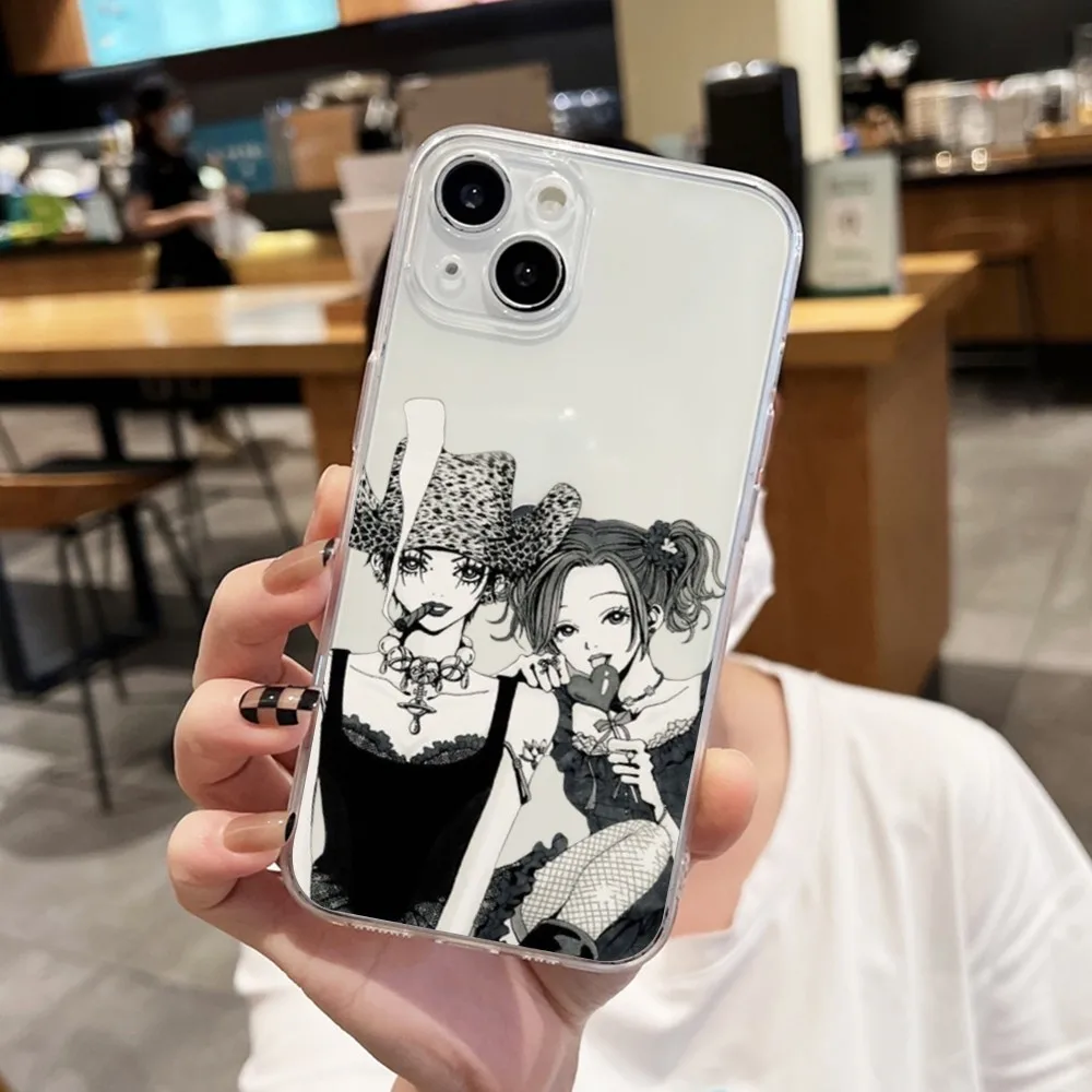 Классический японский чехол для телефона NANA с аниме Iphone 15 11 13 14 Pro Max 7 8 Plus X Xr Xs 16pro 12