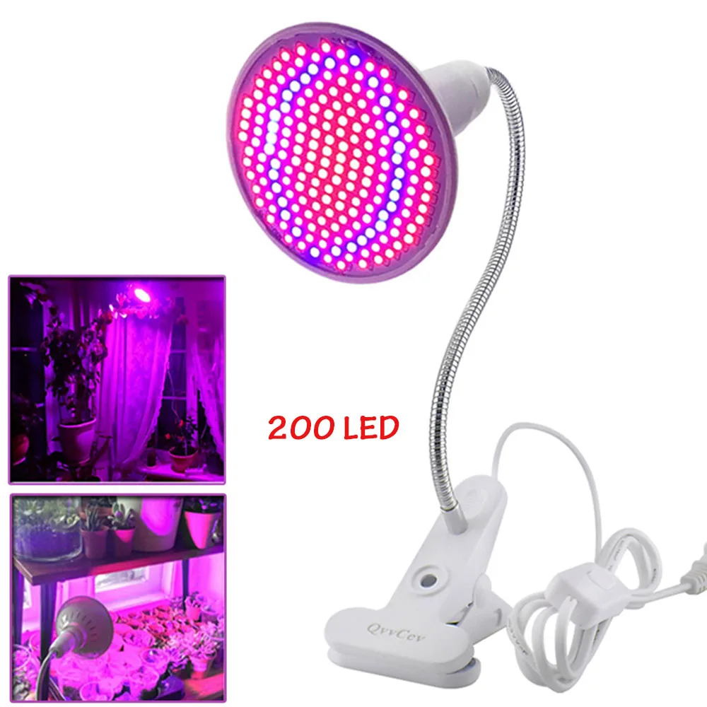 Bulb Desk Clip Holder Led Growing Lamp For Plants Flower  Indoor Hydroponics System Garden Greenhouse V27