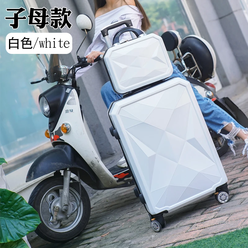 

Rose Gold Suitcase large-capacity boarding password box suitcase female 20-inch luggage student Travel Luggage S15250-S15255 C1
