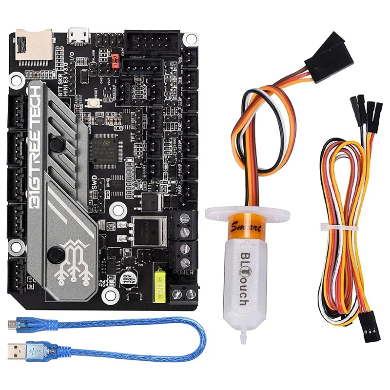 

32-битная Бесшумная плата управления SKR Mini E3 V3.0, новые обновленные детали для 3D-принтера, подходят для Ender 3,3 Pro,Ender 3 V2