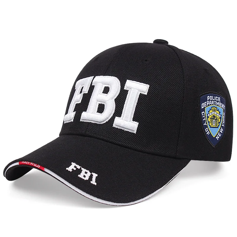 FBI EmbroideryBaseball Cap Net Women Men Meryl Streep Mesh Hat Cotton Snapback Trucker Adjustable Hat Embroidery Dropshipping