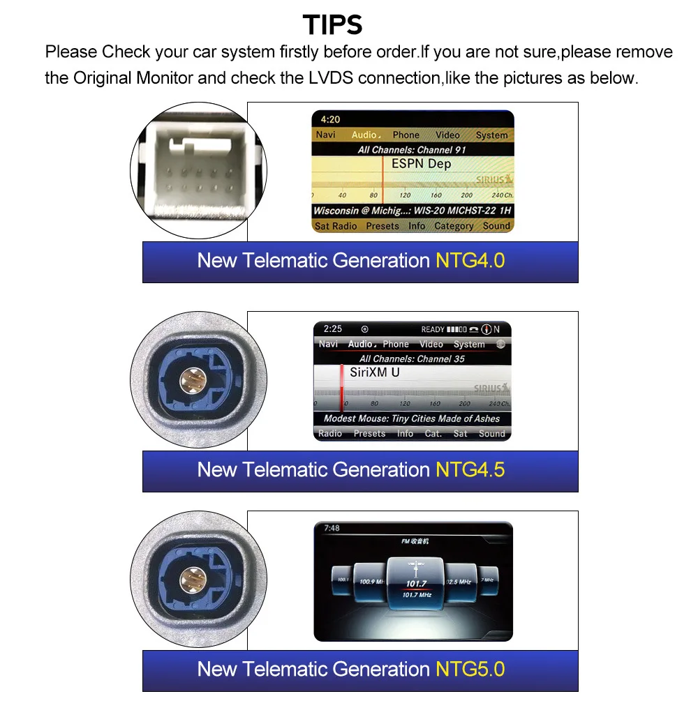 Carplay for Mercedes benz Original screen upgrade module