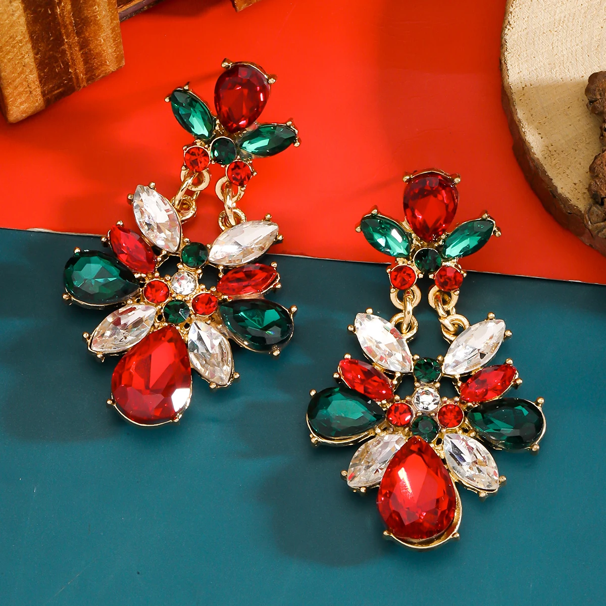 Vedawas Рождественские красочные фотообои элегантные Геометрические Красочные