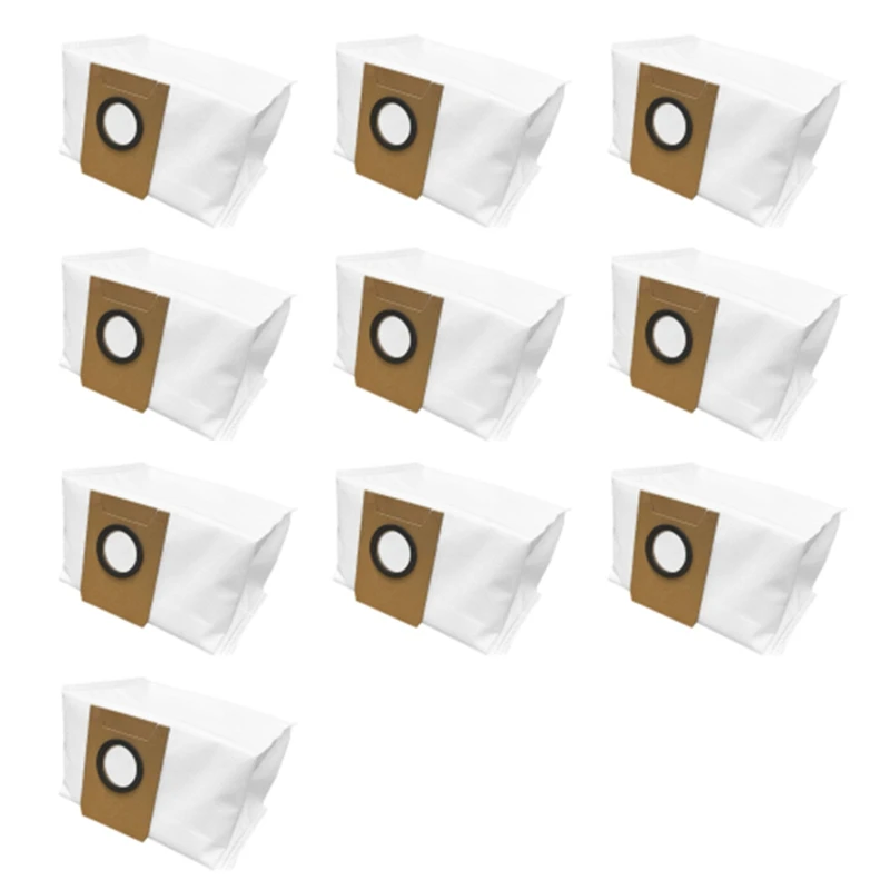 

For ECOVACS DEEBOT X1 OMNI Robot Vacuum Cleaner High Capacity Leakproof Dust Bag Replacement Parts, 10 Pack