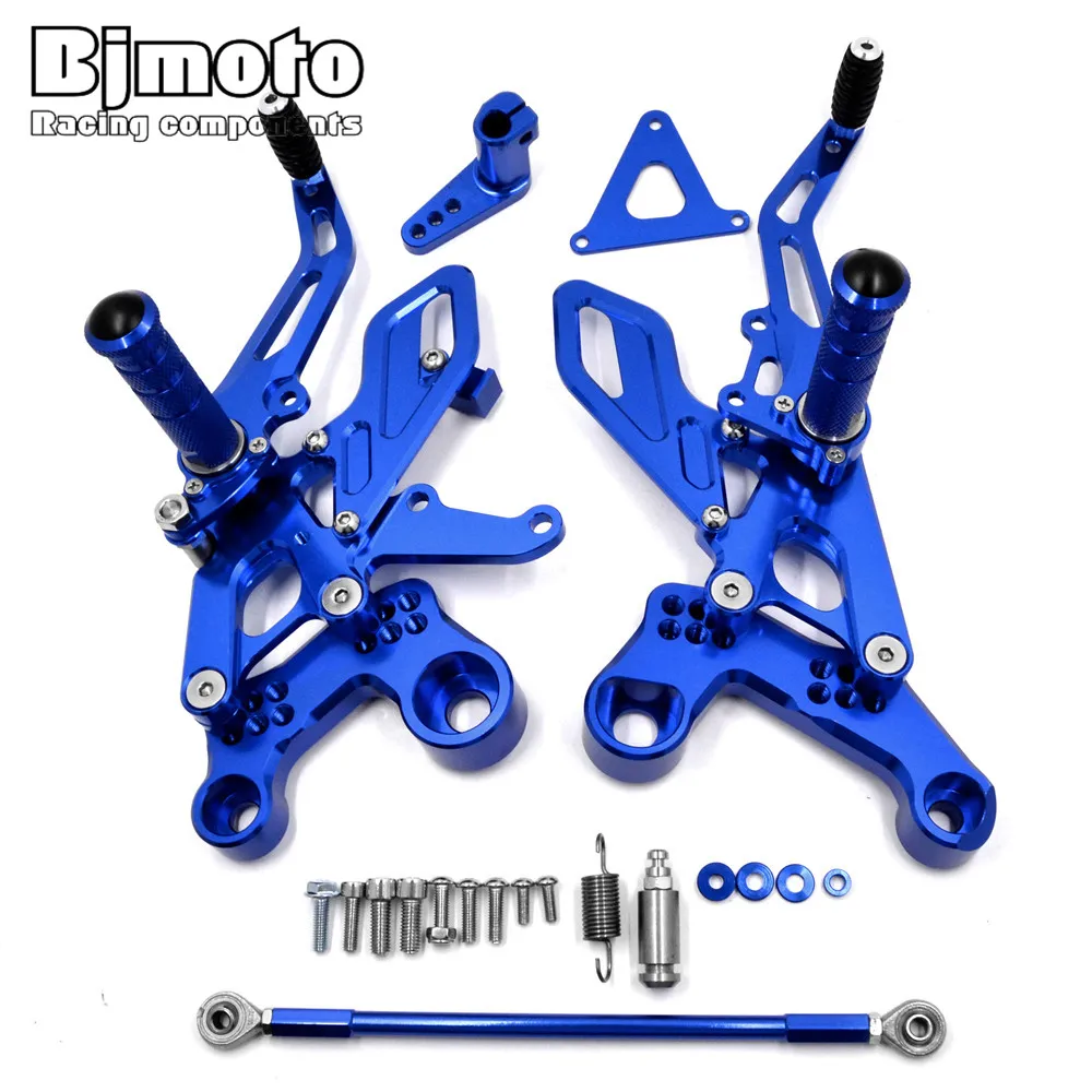 MT09 2016 задний комплект с ЧПУ подножки для педалей подставка ног Yamaha FZ09 Tracer 900 XSR900 XSR