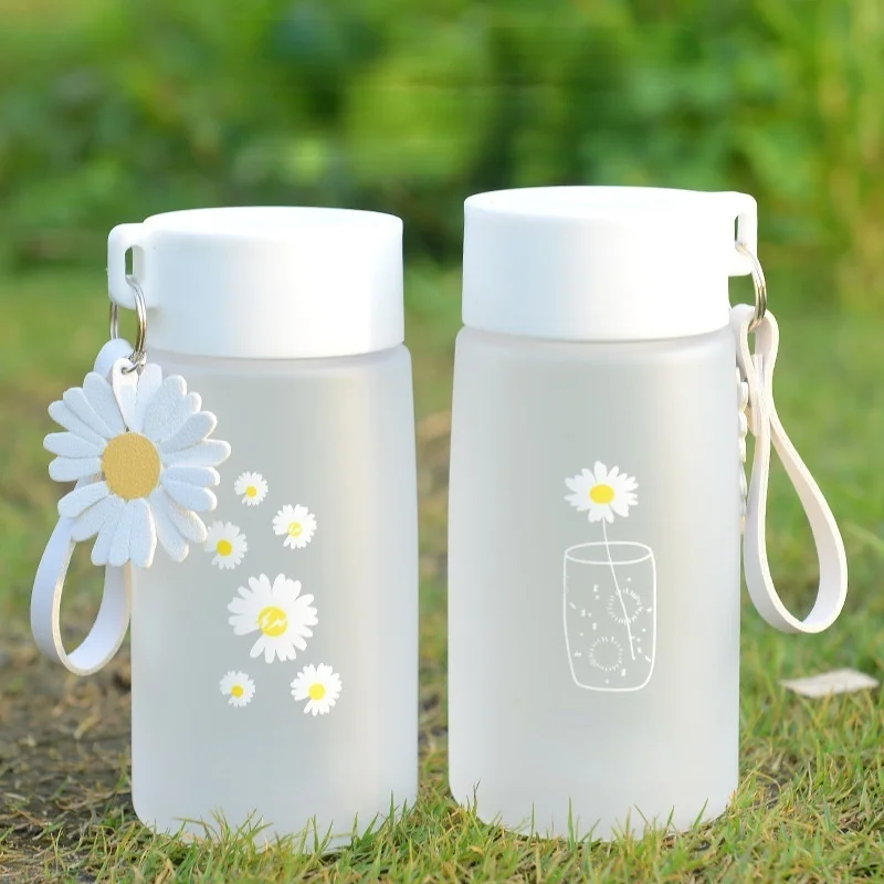 

FSILE 480ml Fashion Plastic Scrub Water Bottle Men's and Women's Anti-fall Water Cups Outdoor Sports Kettle