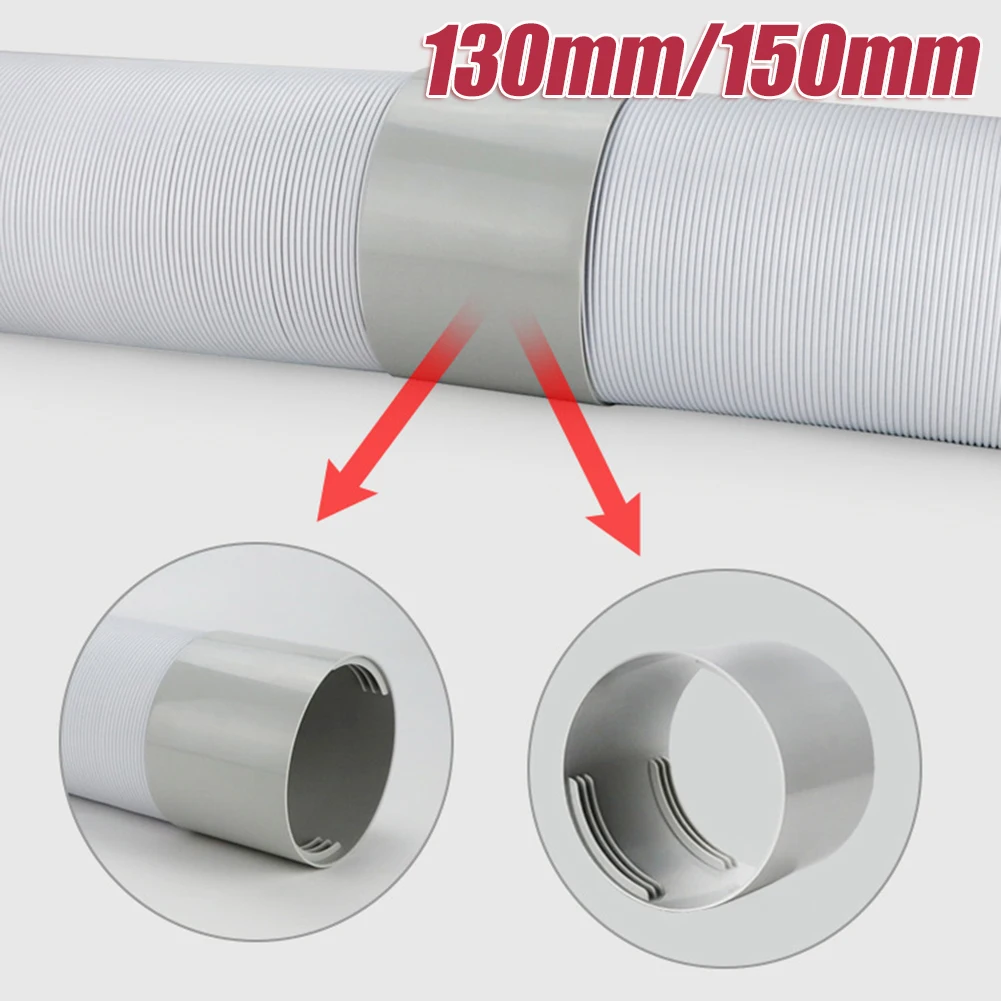 

130mm/150mm Air Conditioner Exhaust Hose Connector Coupler Easy Installation Air Conditioning Exhaust Hose Connection