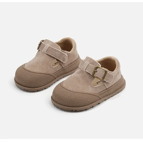 Детская обувь Claladoudou из натуральной кожи, повседневная обувь для малышей, модные босоножки с резиновым ремешком для улицы, для мальчиков и девочек