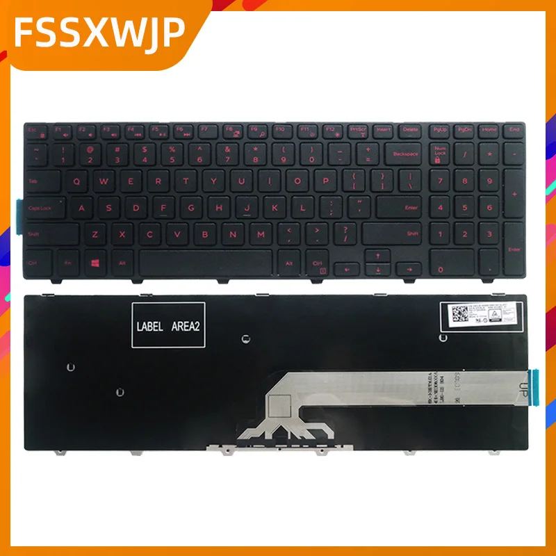 Клавиатура US/UK/SP для Dell Inspiron 15 3000 5000 3541 3542 3543 5542 3550 5545 5547 3551 3552 3559 3565 3567 3558 5566 5748 -