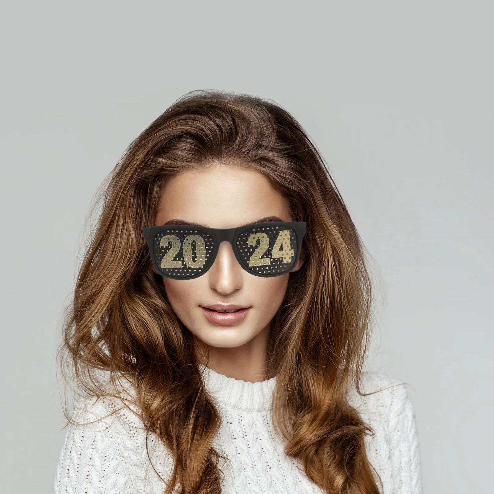 

Prom Gifts New Year Eyeglasses Party Favors 2024 Eyewear Funny Props Abs Modeling