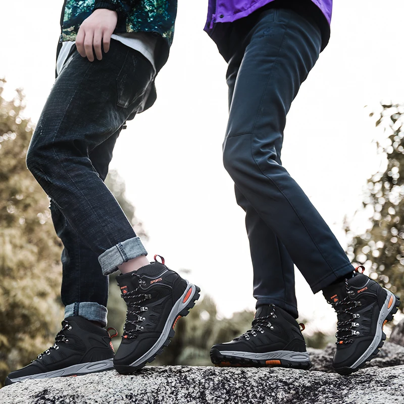 Sneakers Men and Women Hiking Shoes Comfortable Trekking Footwear Breathable Mountain Climbing Shoes Wear-resistant Senderismo