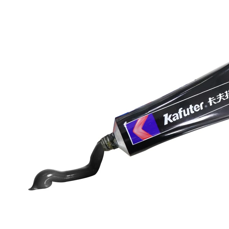 

Черный силиконовый герметик Kafuter K-586 55 г, водонепроницаемый, высокая температура для двигателя мотоцикла, уплотнение водяного насоса, противоударный
