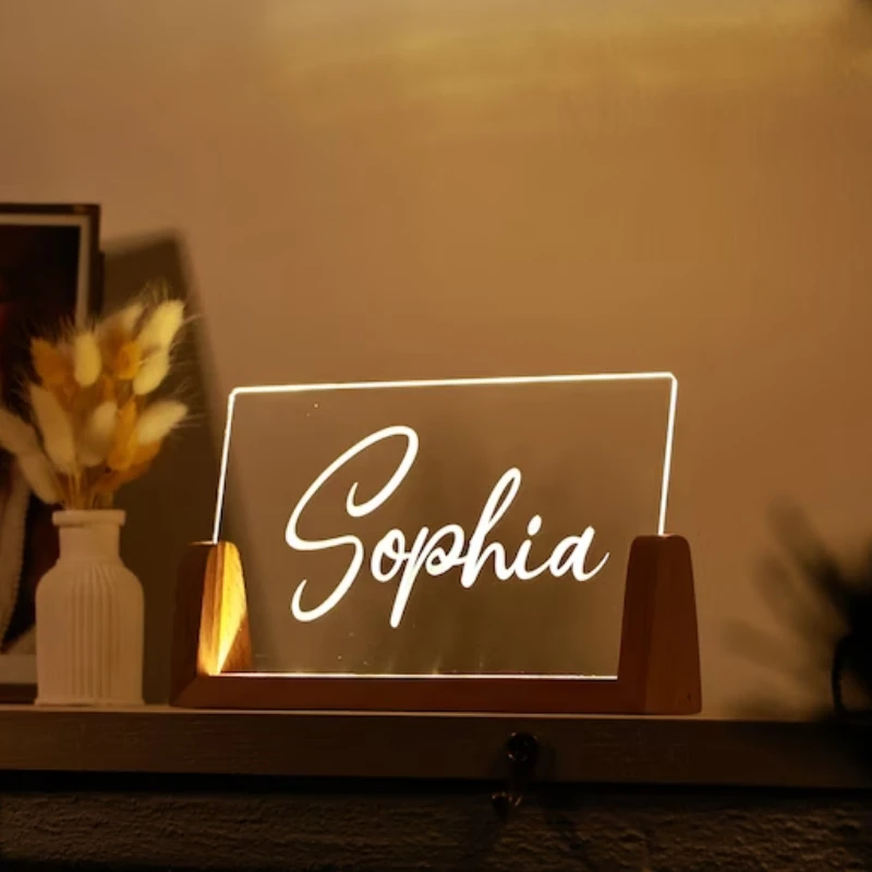 Персонализированная табличка с именем декор на заказ подарки боссу новый