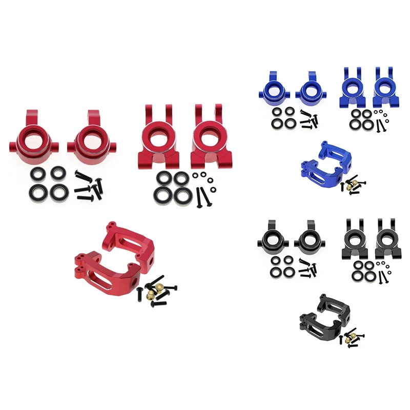 

Aluminum Steering Blocks & Caster Blocks & Rear Stub Axle Carriers For 1/8 Traxxas Sledge RC Car Upgrades Parts