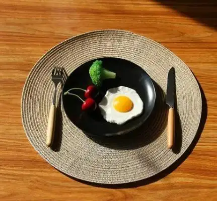 

4 шт./набор, термостойкие коврики из хлопчатобумажной пряжи