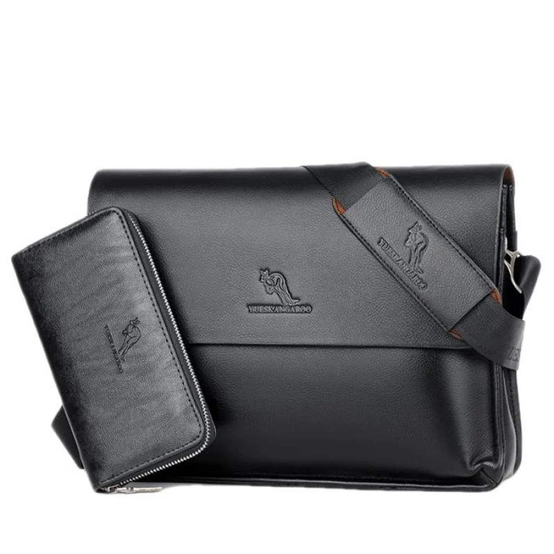 Large Capacity Men Shoulder Bag Business Leather Male Crossbody Bags Luxury Messenger Bag Hand Tote Bag For Man