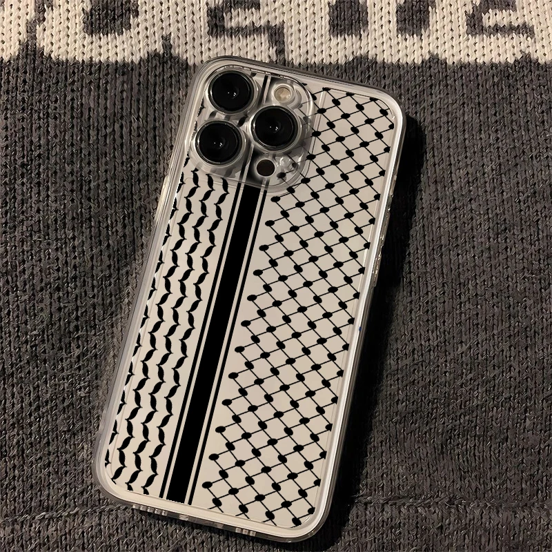 Чехол для телефона Hattah keffyeh Samsung S24 S23 S22 S21 S20 S10 FE Note20 Note10 Plus ультралегкий зеркальный