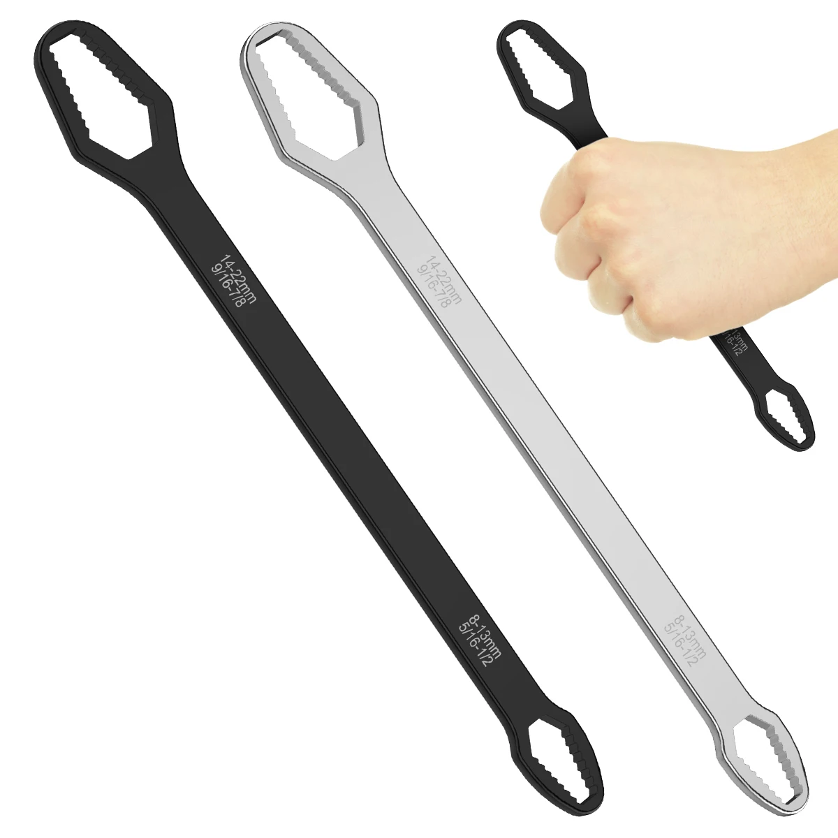 

Ключ Torx с двумя головками, универсальный самозатягивающийся ручной инструмент, двухсторонний металлический, 5/16 дюймов, ch-7/дюйма