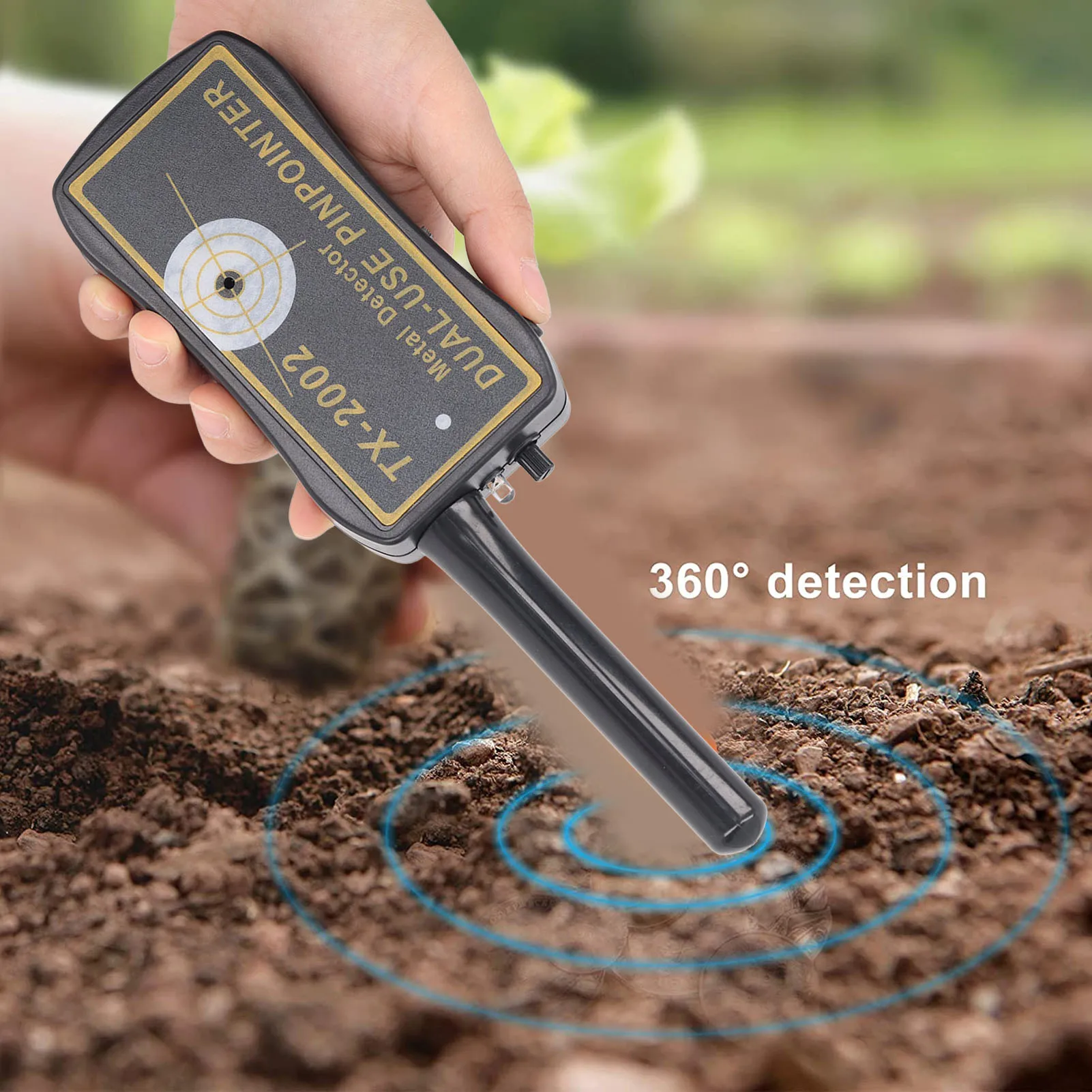 

Portable Metal Detector High Sensitivity Metal Finder With LED Light Waterproof Pinpointer Metal Detector