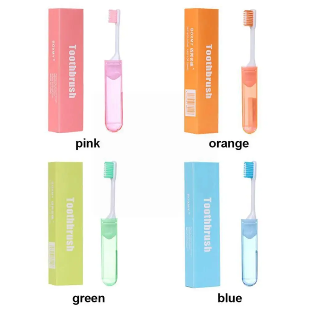 

Portable Folding Toothbrush Super Soft Bristle Travelling Fold Easy Take Travel Toothbrush Outdoor Hiking Teethbrush To Cam Z4d9