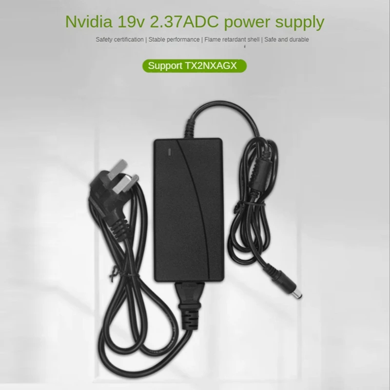 

Для адаптера питания Jetson Nano DC 19V 2.37a зарядное устройство AC 100-240V DC интерфейсное зарядное устройство для Jetson TX2 NX AGX US Plug