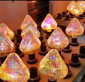 

G125 Edison 3D firework glass bulb Magic decorative light Interior light Halloween light Christmas decorative light bulb