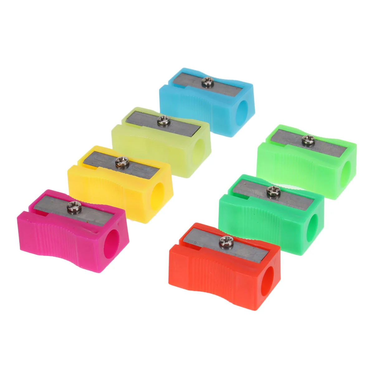 

Sharpenermanualmini Bulk Home Supplies Office Stationery School Kids Colored Handhandheld Colorful Hole Single Decorations