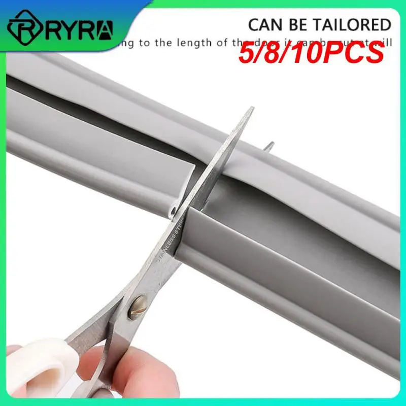 

5/8/10PCS Soft Door Draft Stoppers Door Bottoom Seal Strip Waterproof Under Door Sealing Blocker Home Accessories Tools New