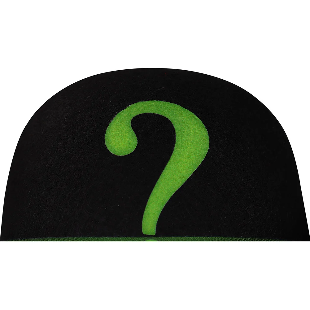 Маскировочная шляпа Riddler черная кепка с принтом фильма суперзлодей костюм для