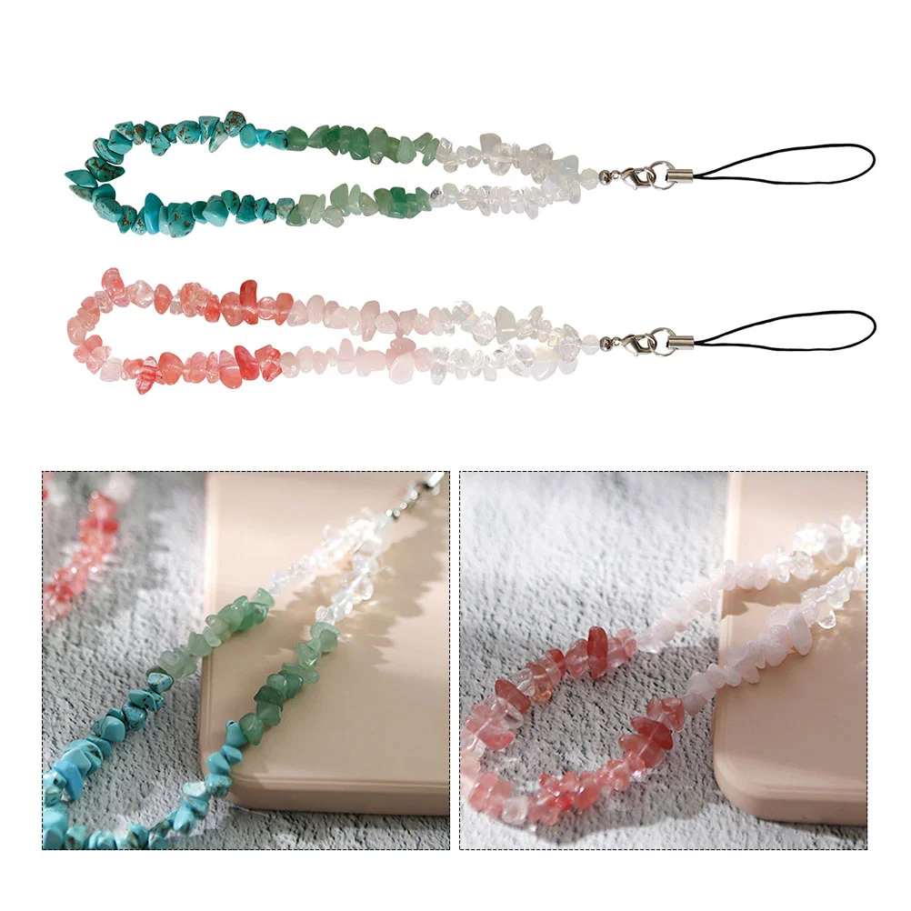 

Lanyard Strap Chain Anti String Mobile Wrist Lost Beaded Multi Idhanging Crystal Ropes Charm Function Camera Delicate Decorative