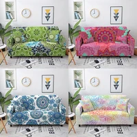 ethnic mandala sofa covers for living room decor sectional corner all inclusive bohomian floral armchair slipcovers couch cover