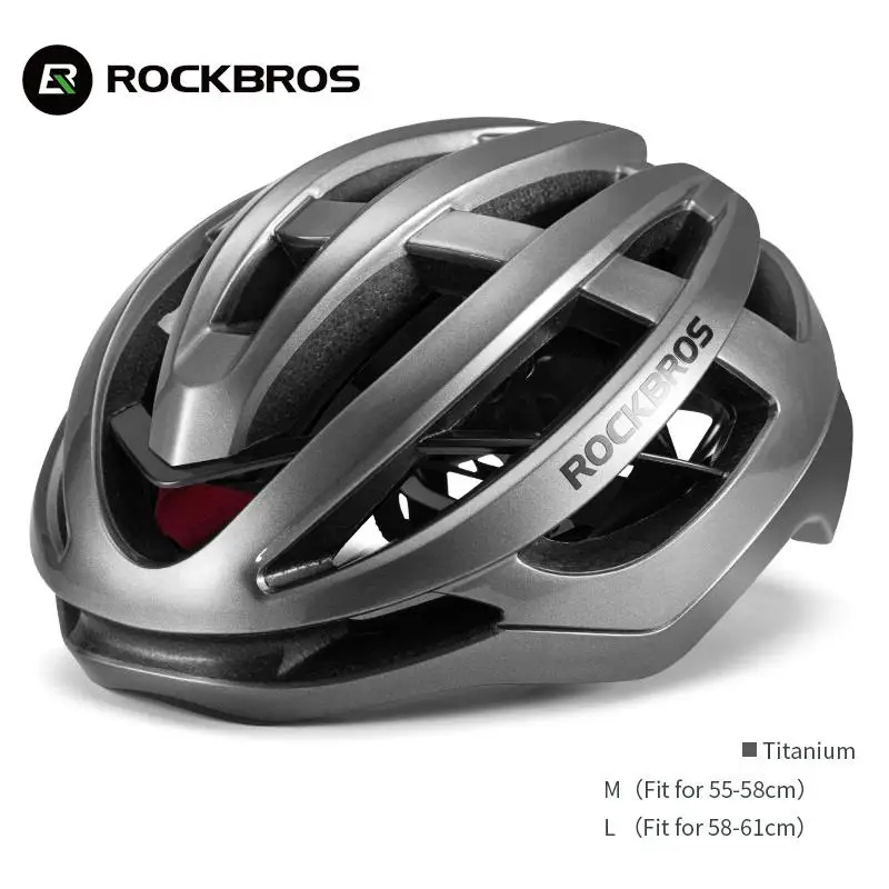 

ROCKBROS official Helmet Breathable Ultralight Integrally-Molded Unisex Shockproof Adjustable Bike Helmet Cycling Equip t