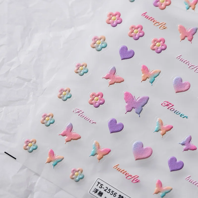 5D реалистичные рельефные Волшебные красочные фантастические бабочки Любовь