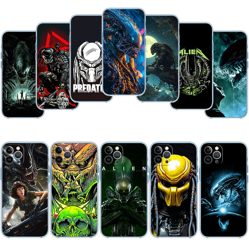 Aliens vs Predator Xenomorph Phone Case for Moto One Zoom Vision Macro Action Hyper Fusion G8 G9 G10 G20 Plus Play Power Pro