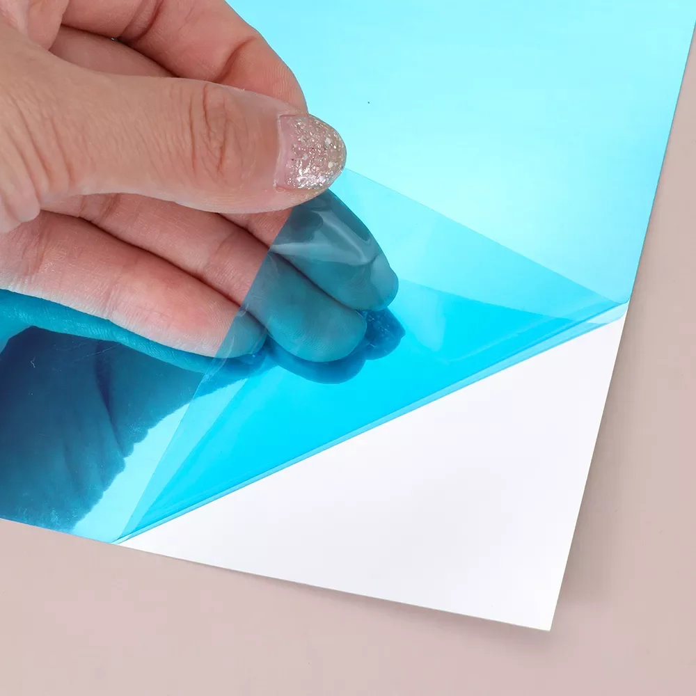 

NEW Mirror Wall Stickers Acrylic Self-adhesive Ultra-thin Tiles Furniture Films Square Sticker DIY Art Home Bathroom Decor